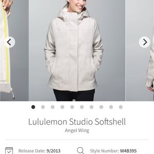 lululemon athletica Women's Softshell Jacket - Cream